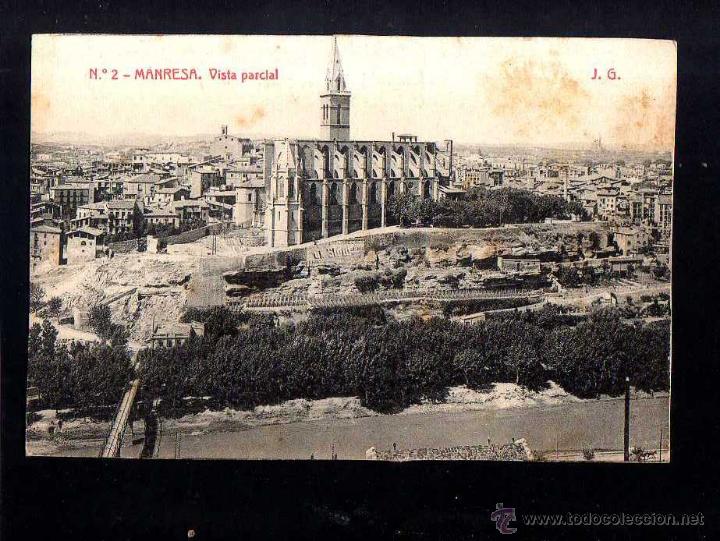 Postales: Antiga postal de Manresa. - Foto 1