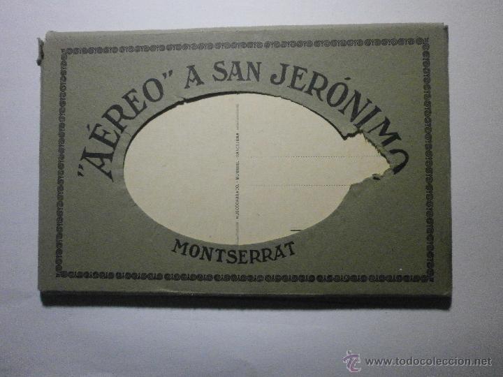 Postales: 12 POSTALES AEREO A SAN JEROMINO DE MONTSERRAT FOTOS AL INTERIOR SIN CIRCULAR