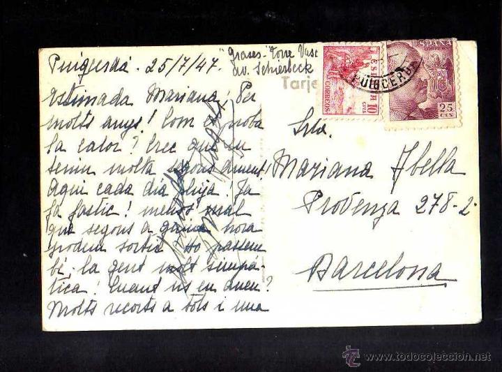 Postales: Antigua postal de Puigcerd&agrave;. - Foto 2