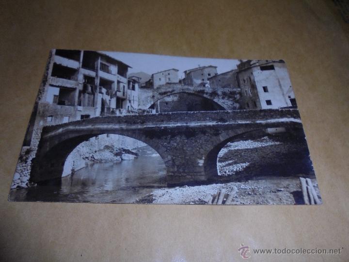 Postcards: CASTELLAR DE N'HUG - VISTA DEL PUENTE , POSTAL FOTOGRAFICA 14X9 CM.