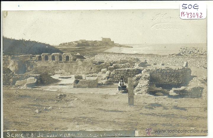 Postkarten: (PS-43092)POSTAL FOTOGRAFICA DE LA ESCALA-AMPURIA-COLUMBARI.FOTO J.ESQUIROL