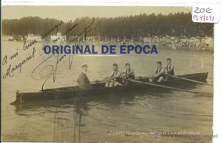 Postkarten: (PS-43091)POSTAL FOTOGRAFICA DE BA&Ntilde;OLAS-YOLE CATALU&Ntilde;A