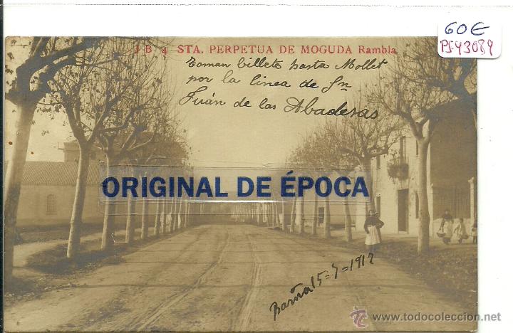 Postkarten: (PS-43089)POSTAL FOTOGRAFICA DE STA.PERPETUA DE MOGUDA-RAMBLA