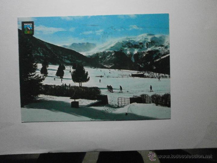 Postales: POSTAL LA MOLINA PIRINEO CATALAN PISTA LARGA ESTACIO TELESQUI CIRCULADA