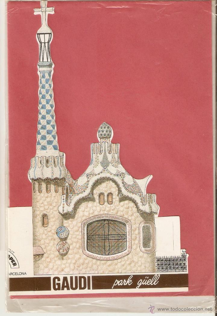 Postales: POSTAL TROQUELADA PARQUE G&Uuml;ELL - Foto 1