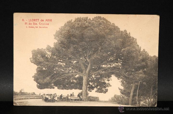 Postales: TARJETA POSTAL LLORET DE MAR N&ordm; 8 PI DE STA. CRISTINA FOT. ROISIN, CIRCULADA