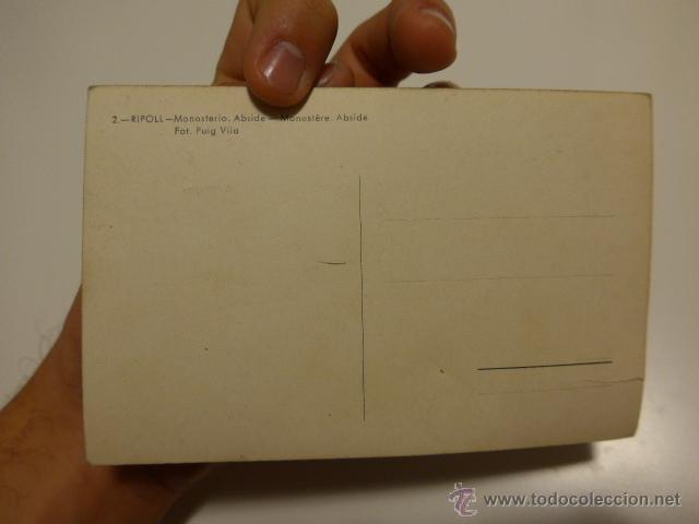 Postales: Antigua postal de Ripoll, monasterio - Foto 2