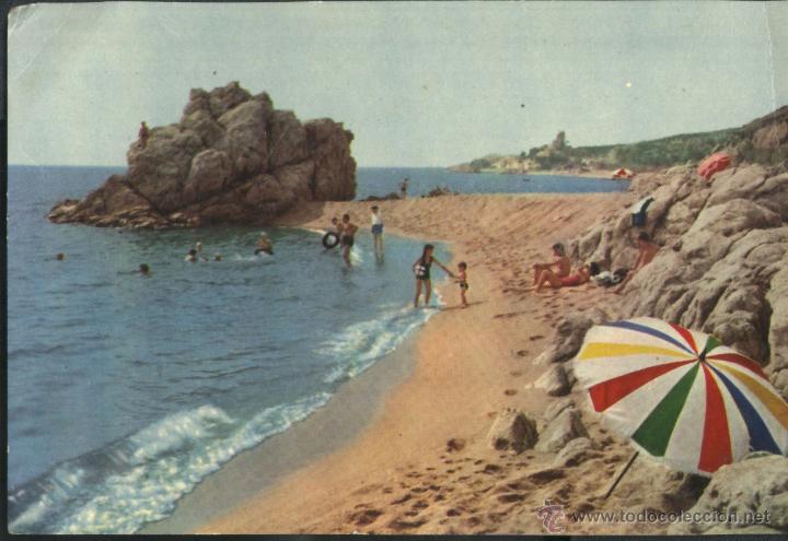 Postales: CALELLA - PLAYA DE LA ROCA GROSSA - Foto 1