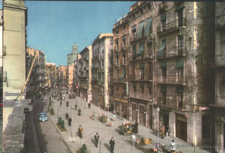 Postales: GERONA - RAMBLA GENERALISIMO - Foto 1
