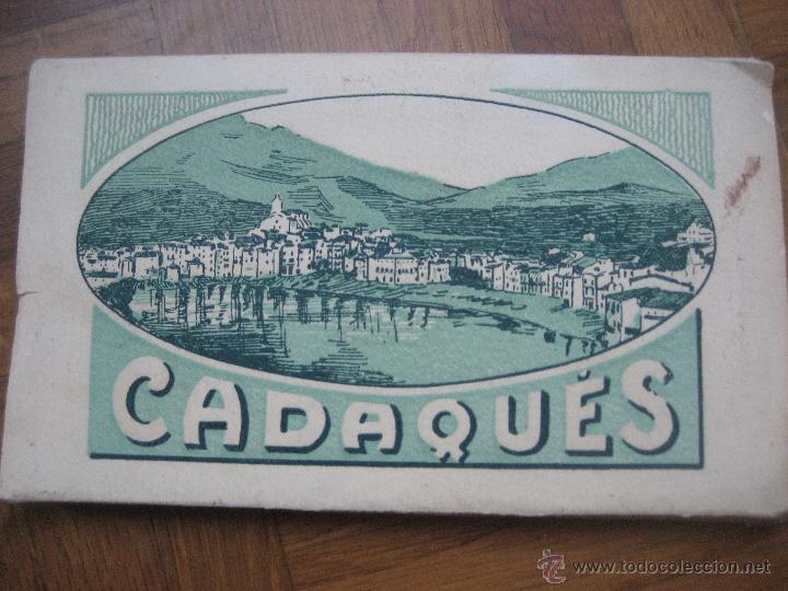 Postales: Cadaques. 15 postales en acordeon. Ed. L.Roisin. Expendeduria Jos&eacute; Costa Parx&eacute;s.