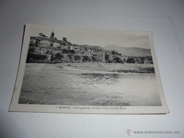 Postkarten: 1 - BESAL&Uacute; - VISTA GENERAL - AL FONS NTRA. SRA. DEL MONT - E4DC. FELIX PRAT 14X9 CM.