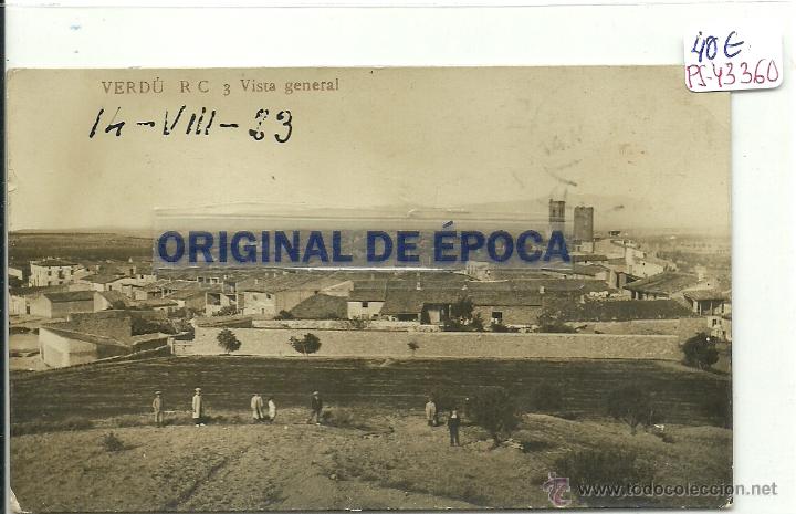 Postkarten: (PS-43360)POSTAL FOTOGRAFICA DE VERDU-VISTA GENERAL