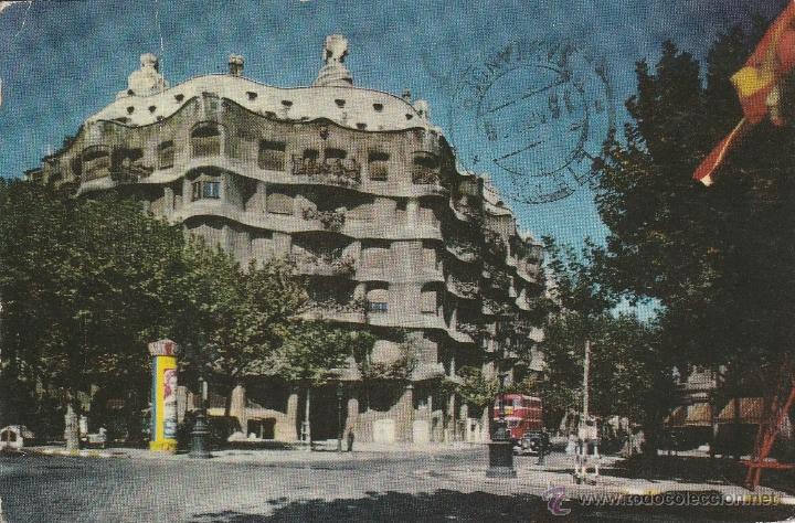 Postales: N&ordm; 20860 POSTAL BARCELONA EDIFICIO LA PEDRERA GAUDI - Foto 1