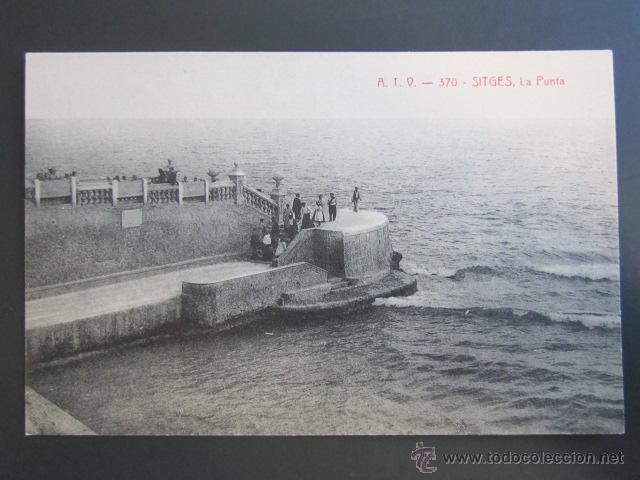 Postales: POSTAL BARCELONA, SITGES. LA PUNTA - Foto 1