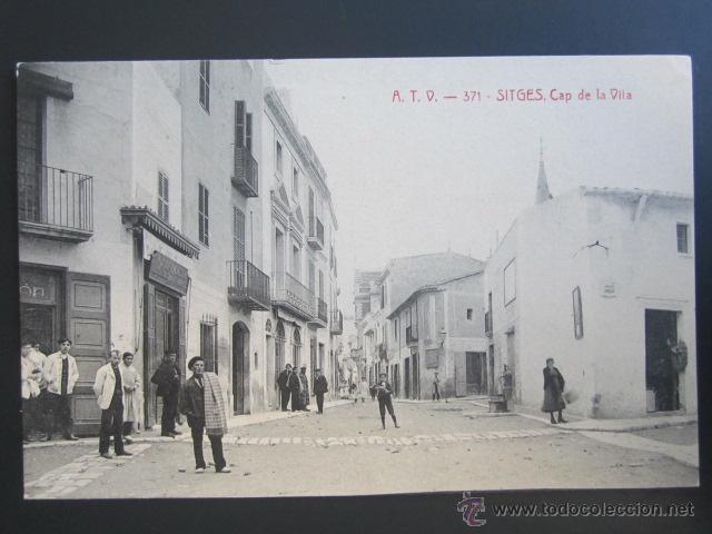 Postales: POSTAL BARCELONA, SITGES. CAP DE LA VILA - Foto 1