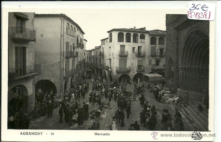 (PS-43391)POSTAL DE AGRAMUNT-MERCADO