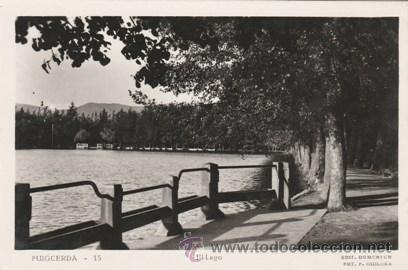 Postales: PUIGCERDA - EL LAGO - N&ordm; 15 - ED. DOMENECH  GRAFICAS F.GUILERA   -   A&Ntilde;OS 50 - NUEVA  -