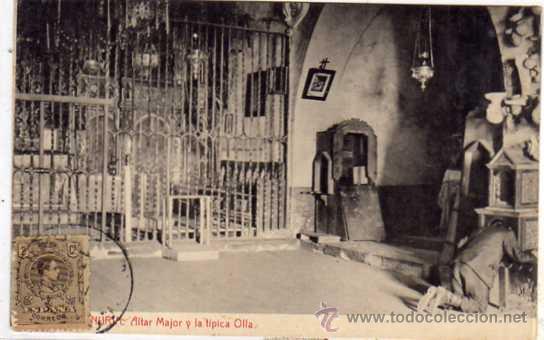 Postkarten: Nuria Altar Major y la T&iacute;pica Olla. Circulada. Thomas 1644
