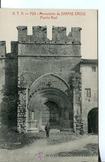 Postales: MONASTERIO DE SANTAS CREUS-ED. A.T.V. - Foto 1