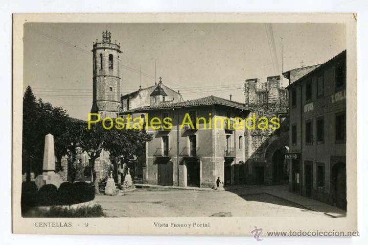Postkarten: a00958 Centellas - Vista Paseo Y Portal - N&ordm;9