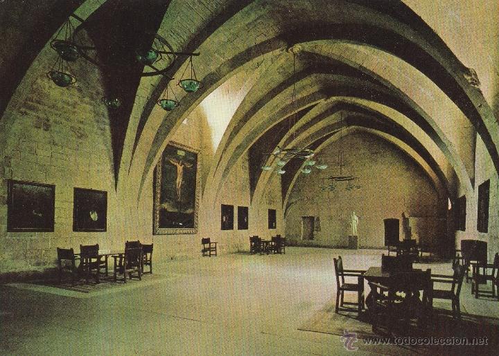 Postales: N&ordm; 21983 POSTAL REAL MONASTERIO DE POBLET SALA LOCUTORIO