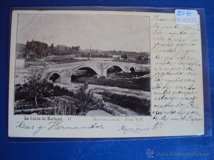 Postcards: (PS-43475)POSTAL DE MONTBLANCH-PONT VELL