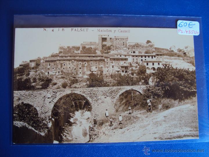 Postkarten: (PS-43504)POSTAL FOTOGRAFICA DE FALSET-MALA&Ntilde;ET Y CASTELL