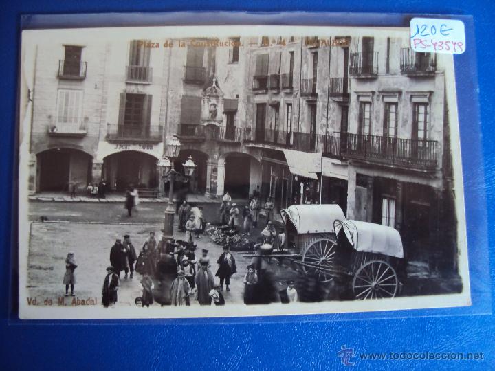Postcards: (PS-43549)POSTAL FOTOGRAFICA DE IGUALADA-PLAZA DE LA CONSTITUCION