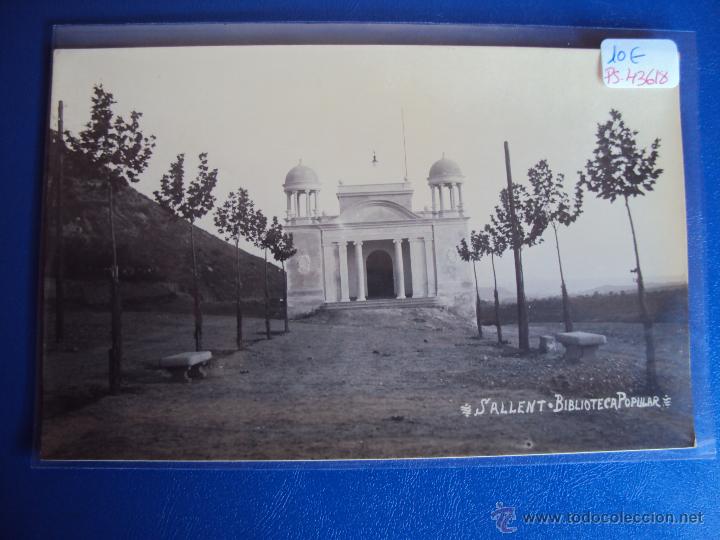 Postales: (PS-43618)POSTAL FOTOGRAFICA DE SALLENT-BIBLIOTECA POPULAR