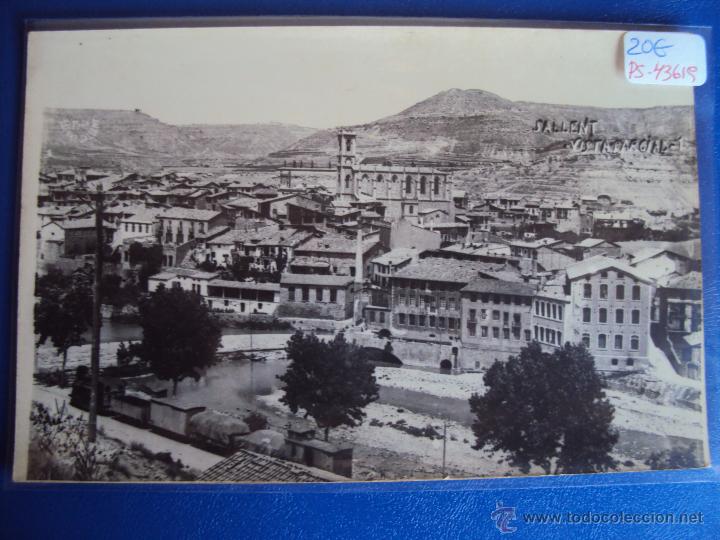 Postcards: (PS-43619)POSTAL FOTOGRAFICA DE SALLENT-VISTA PARCIAL.FERROCARRIL