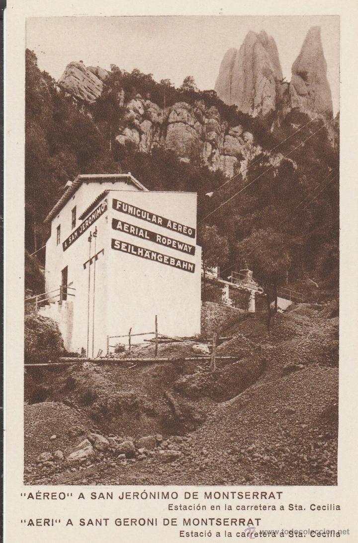 Postkarten: N&ordm; 23060 POSTAL A&Eacute;REO A SAN JERONIMO DE MONTSERRAT ESTACION EN LA CARRETERA A SANTA CECILIA