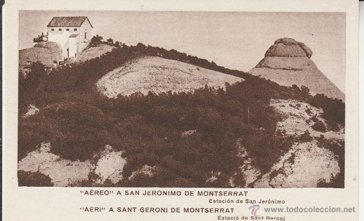 Postkarten: N&ordm; 23058 POSTAL A&Eacute;REO A SAN JERONIMO DE MONTSERRAT ESTACION DE SAN JERONIMO