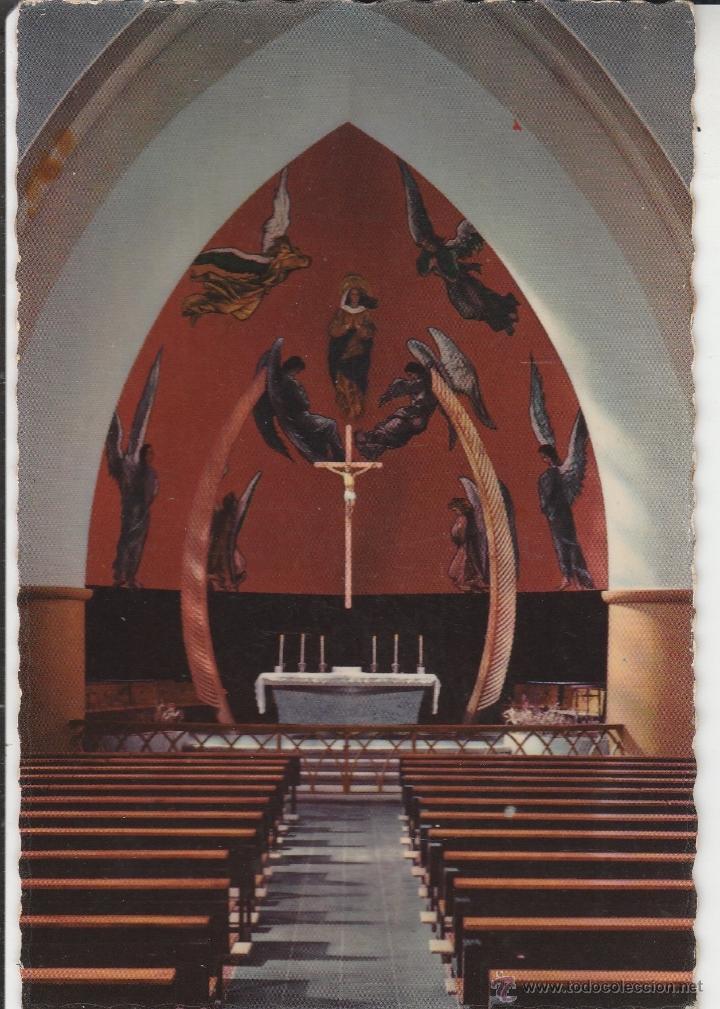 Postales: N&ordm; 22510 POSTAL PIRINEOS DE LERIDA ALTO RIBAGORZANA PONT DE SUERT ALTAR MAYOR DE LA IGLESIA