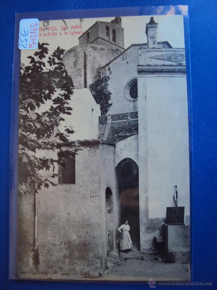 Postkarten: (PS-43785)POSTAL DE SAN POL-ANTIGUA SUBIDA A LA IGLESIA