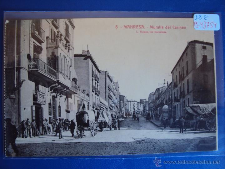 Postcards: (PS-43754)POSTAL DE MANRESA-MURALLA DEL CARMEN
