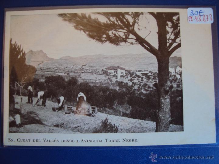 Postkarten: (PS-43878)POSTAL DE SAN CUGAT DEL VALLES-DESDE L&acute;AVINGUDA TORRE NEGRE