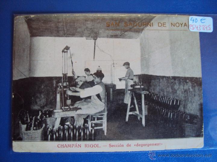 Postcards: (PS-43895)POSTAL DE SAN SADURNI DE NOYA-CHAMPAN RIGOL.SECCION DE DEGORGEMENT