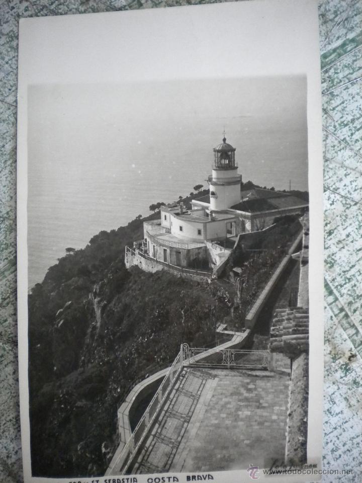 Postales: POSTAL FOTOGRAFICA , RUGELL FAR ST.SEBASTIA COSTA BRAVA. FOTO PUIGNAU.