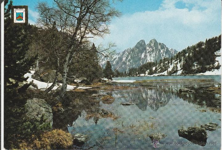 Postales: N&ordm; 23872 POSTAL PIRINEU CATALAN LERIDA. VALL D&acute;ESPOT.  ESTANY DE SANT MAURICI
