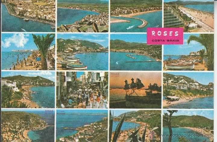 Postales: N&ordm; 23864 POSTAL ROSES GERONA - Foto 1