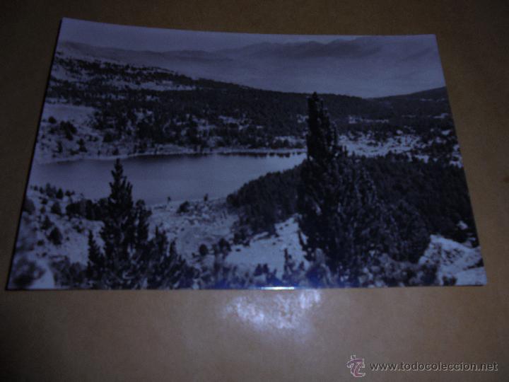 Postales: MARANGES  (CERDA&Ntilde;A )PIRINEOS ORIENTALES LAGO DE MALNIU FOT. A. CAMPA&Ntilde;A 14,5X10 CM.