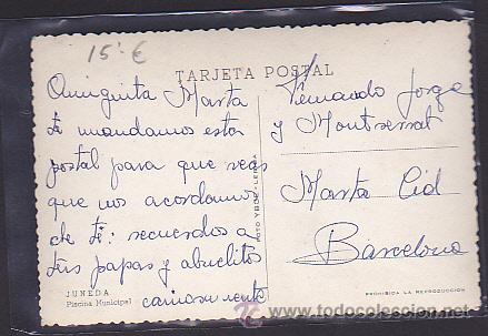 Postales: POSTAL JUNEDA PISCINA MUNICIPAL - Foto 2