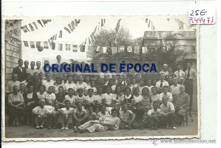 Postkarten: (PS-44471)POSTAL FOTOGRAFICA DE BARCELONA-BARRIO DEL POBLA NOU.FIESTA DE EXALTACION DEL TRABAJO,1939
