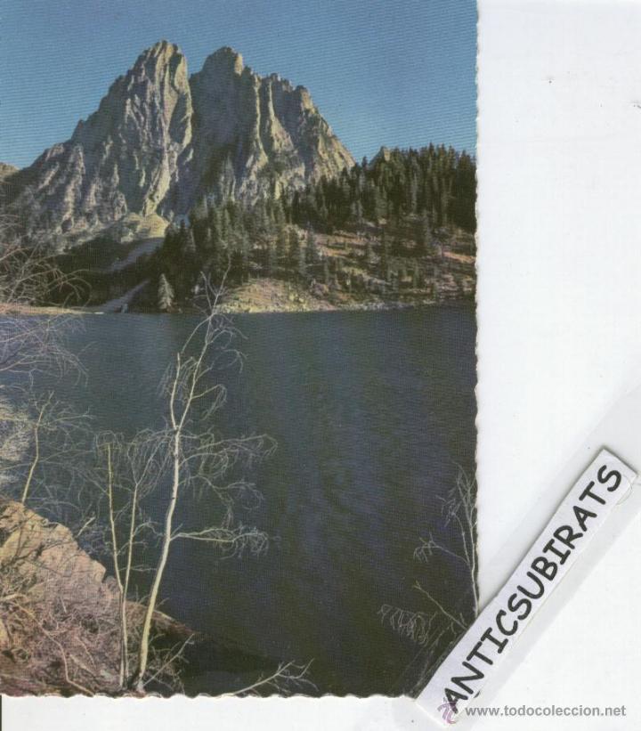 Postales: POSTAL A COLOR A&Ntilde;O 1964 PIRINEOS  EL PALLARS VALLE DE ESPOT LAGO DE SAN MAURICIO ELS ENCANTATS