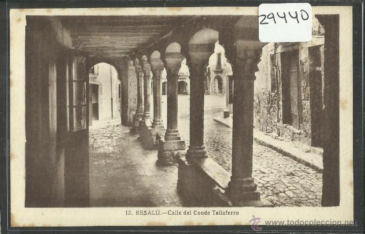 Postales: BESALU - 12 - CALLE DEL CONDE TALLAFERRO - ED&middot; POMPEYO PRAT - (29440)
