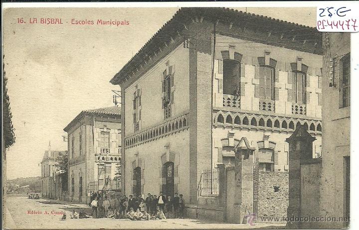 Postkarten: (PS-44477)POSTAL DE LA BISBAL-ESCOLES MUNICIPALS