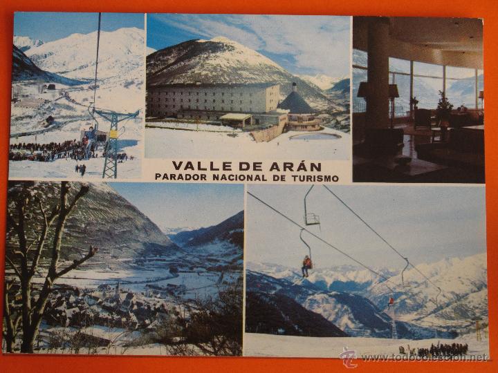 Postales: POSTAL - LERIDA - VALLE DE ARAN PARADADOR NACIONAL TURISMO  - POSTALES COLOR CYP - CIRCULADA