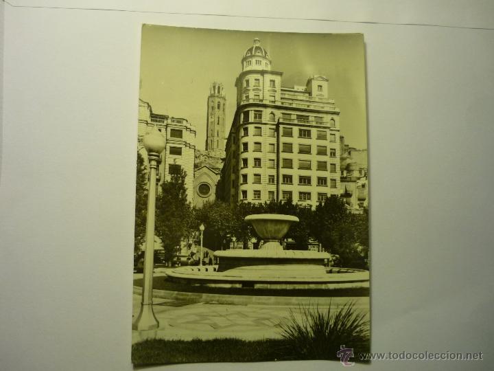Postales: postal lerida.- pl. del gobierno civil .-escrita