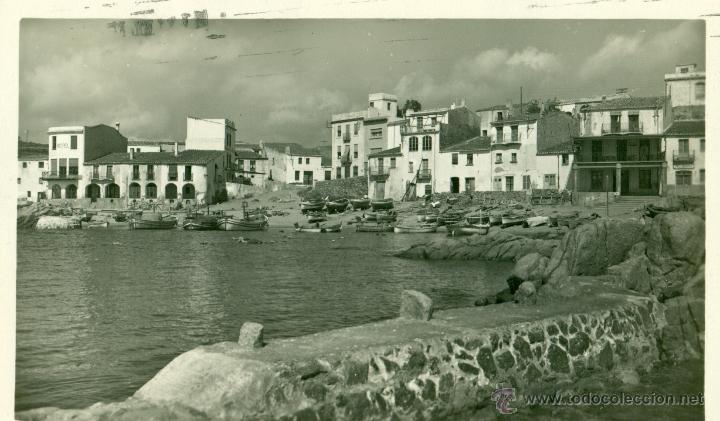 Postales: CALELLA. EL PORT BO. CIRCULADA EN 1949. - Foto 1