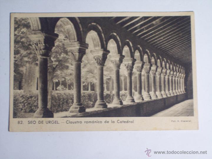 Postales: POSTAL DE SEO DE URGEL (CLAUSTRO ROM&Aacute;NTICO DE LA CATEDRAL